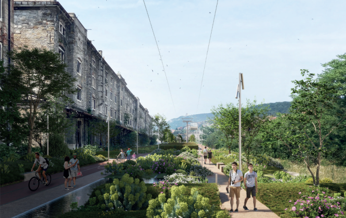 Rigenerazione urbana del porto Vecchio di Trieste. Progettazione del nuovo parco urbano.